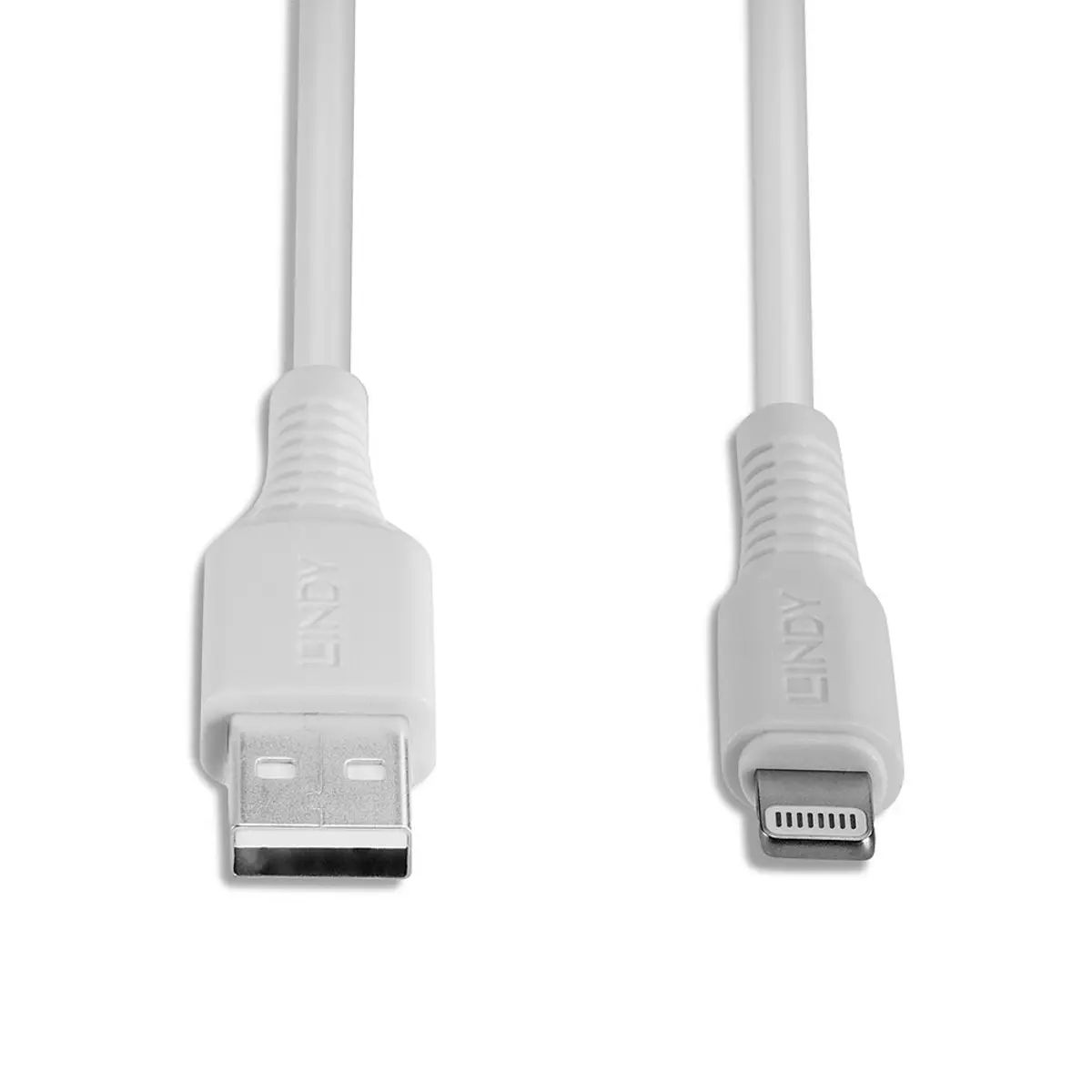 Lightning-Kabel Lightning/USB-A Stecker/Stecker Weiß 1m