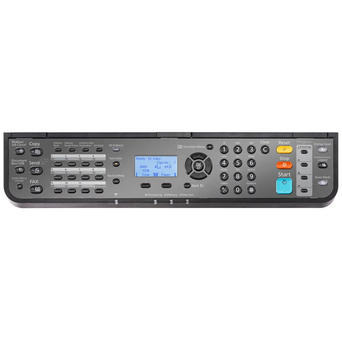 ECOSYS MA2100cfx Laser Farbdruck 1200 x 1200 DPI A4 Direktdruck Schwarz Weiß 21 ppm 512 MB A4 1.200 dpi 1.200 dpi 550 Blatt USB 2.0 RJ-45 Duplexeinheit