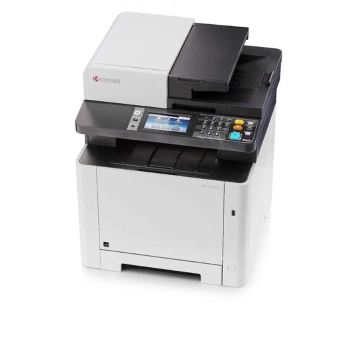 ECOSYS M5526cdn Multifunktionsdrucker Farbe Laser Legal (216 x 356 mm)//A4 (210 x 297 mm) (Original) A4/Legal (Medien) bis zu 26 Seiten/Min. (Kopieren) bis zu 26 Seiten/Min. (Drucken) 300 Blatt 33.6 Kbp