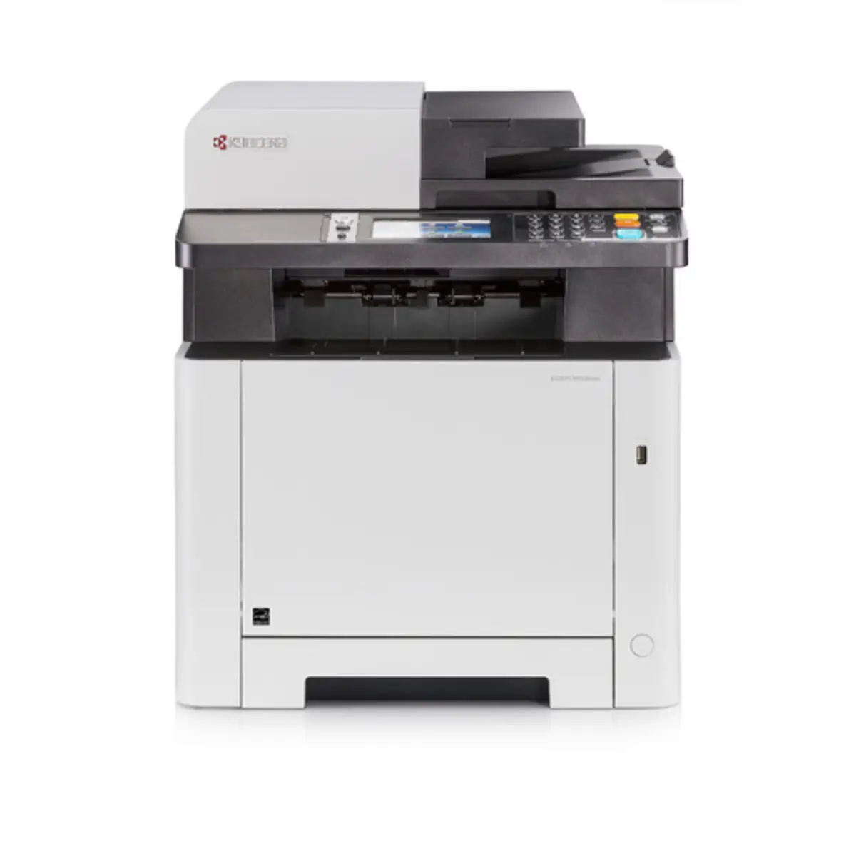 ECOSYS M5526cdn Multifunktionsdrucker Farbe Laser Legal (216 x 356 mm)//A4 (210 x 297 mm) (Original) A4/Legal (Medien) bis zu 26 Seiten/Min. (Kopieren) bis zu 26 Seiten/Min. (Drucken) 300 Blatt 33.6 Kbp