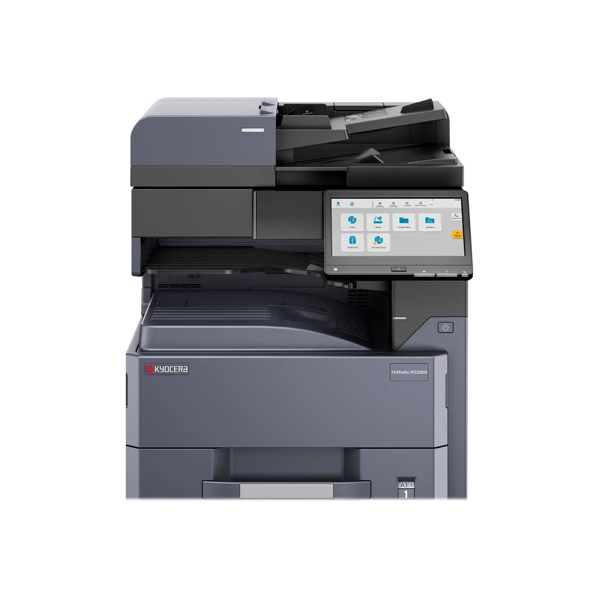 TASKalfa MZ3200i Multifunktionsdrucker s/w A3/Ledger (297 x 432 mm) (Original) A3/Ledger (Medien) bis zu 32 Seiten/Min. (Kopieren) bis zu 32 Seiten/Min. (Drucken) 1100 Blatt Gigabit LAN Wi-Fi(n) USB 3.0 USB 2.0