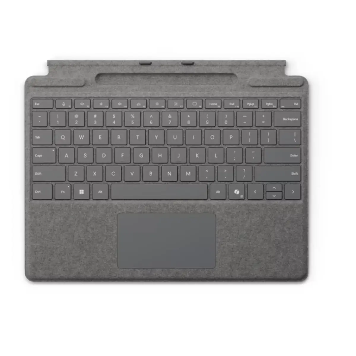 Surface Pro Keyboard mit Copilot-Taste Layout DE Platin