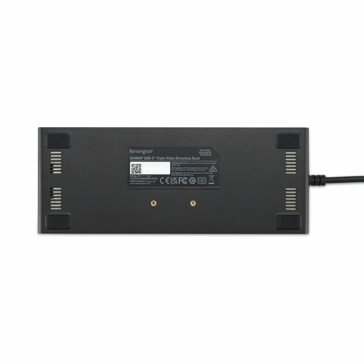 SD4842P Dockingstation USB-C/USB4/Thunderbolt 3/Thunderbolt 4 2 x HDMI DP 1GbE
