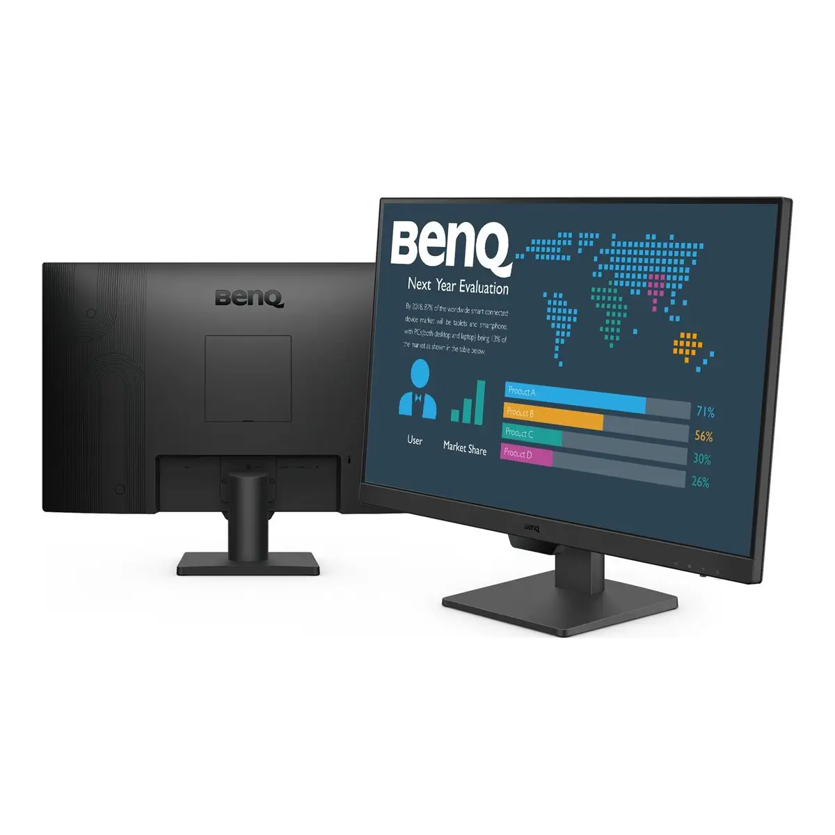 BL2790 Business LED-Monitor 68,6 cm 27" 1920x1080 Full HD 1080p 100 Hz IPS 250 cd/m² 1300:1 5 ms 2xHDMI DisplayPort Lautsprecher Schwarz