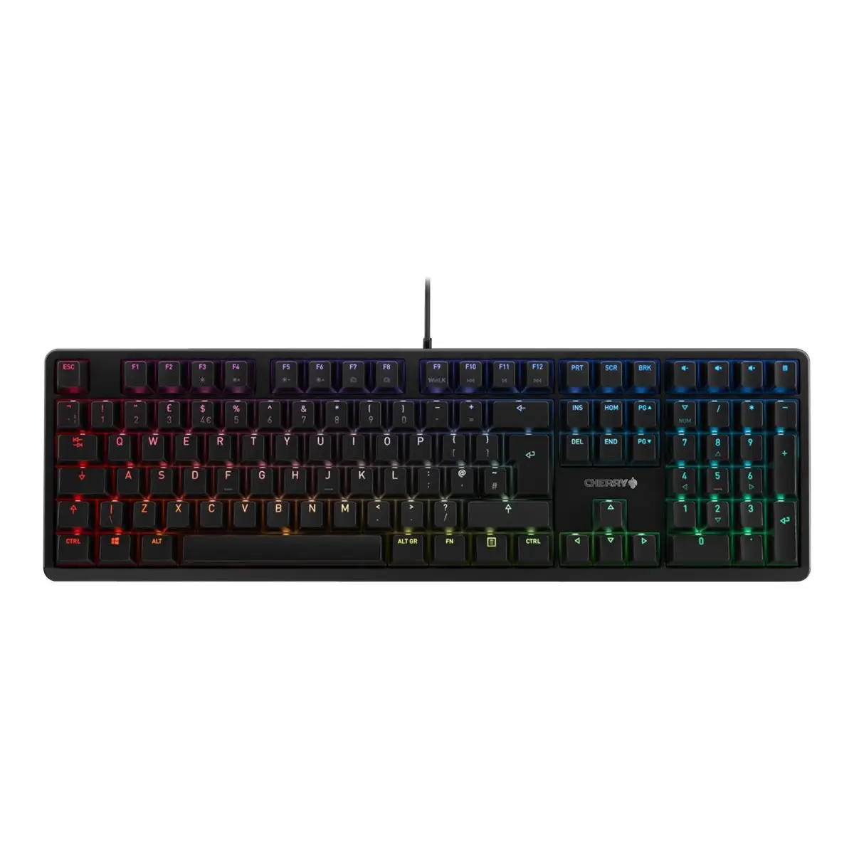" TAS G80-3000N RGB Corded DE-Layout sw MX SILENT RED"