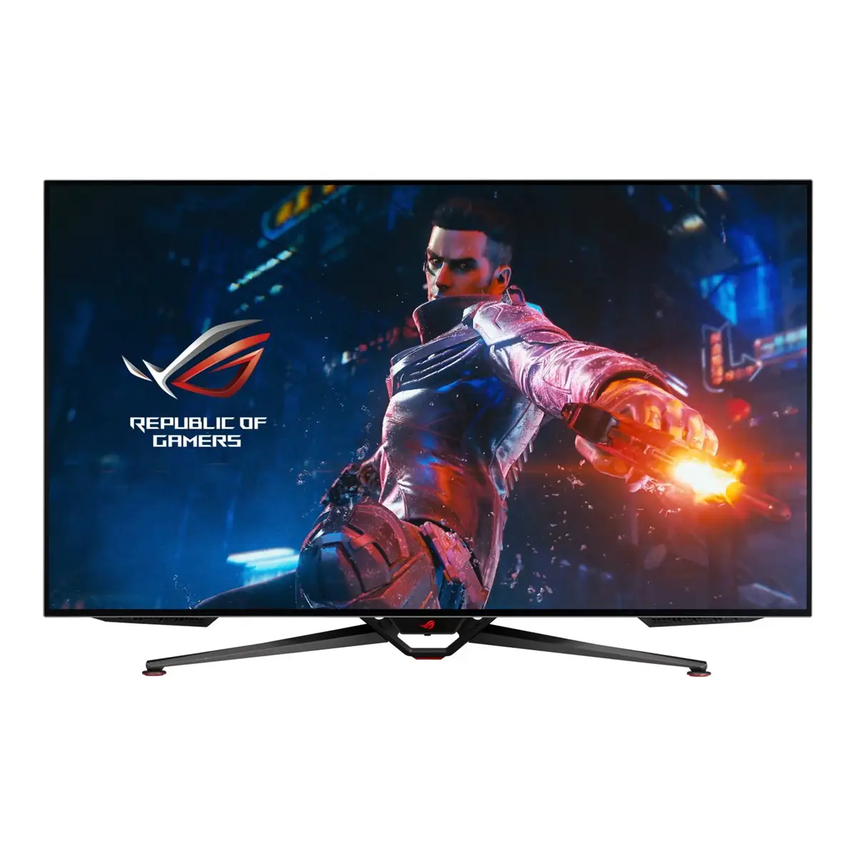 ROG Swift PG48UQ Computerbildschirm 120,7 cm (47.5") 3840 x 2160 Pixel 4K Ultra HD OLED Schwarz