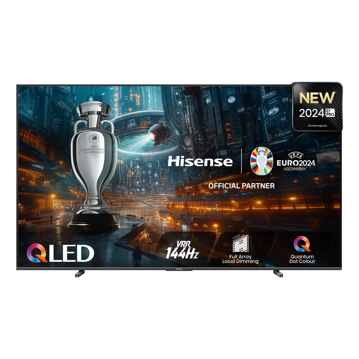 Smart-TV 100E77NQ PRO 100" 4K UHD 3840x2160 16:9 800 cd/m² Schwarz