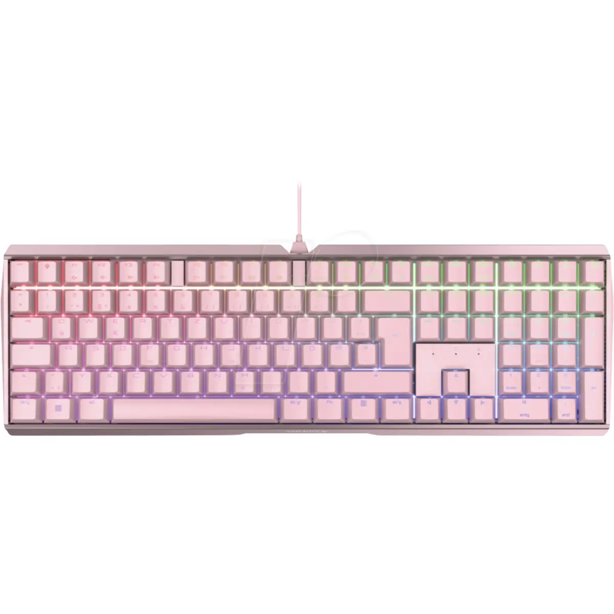 MX 3.0S RGB Tastatur Gaming USB QWERTZ Deutsch Rose