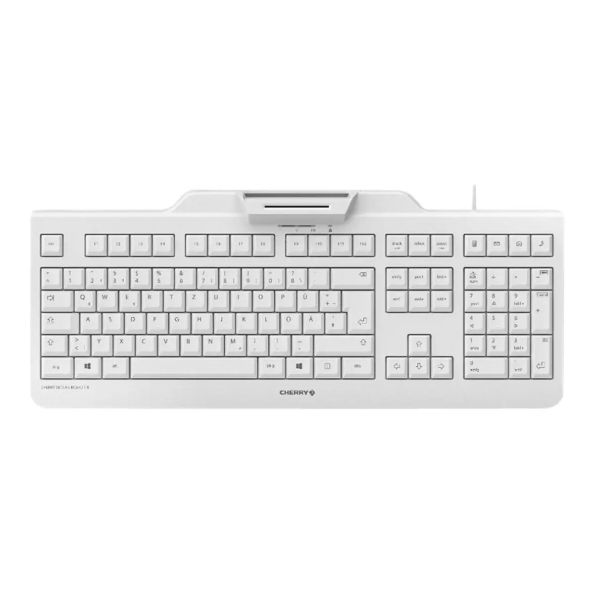 SECURE BOARD 1.0 Kabelgebundene Chipkarten Tastatur, Hell Grau, USB (QWERTZ - DE)