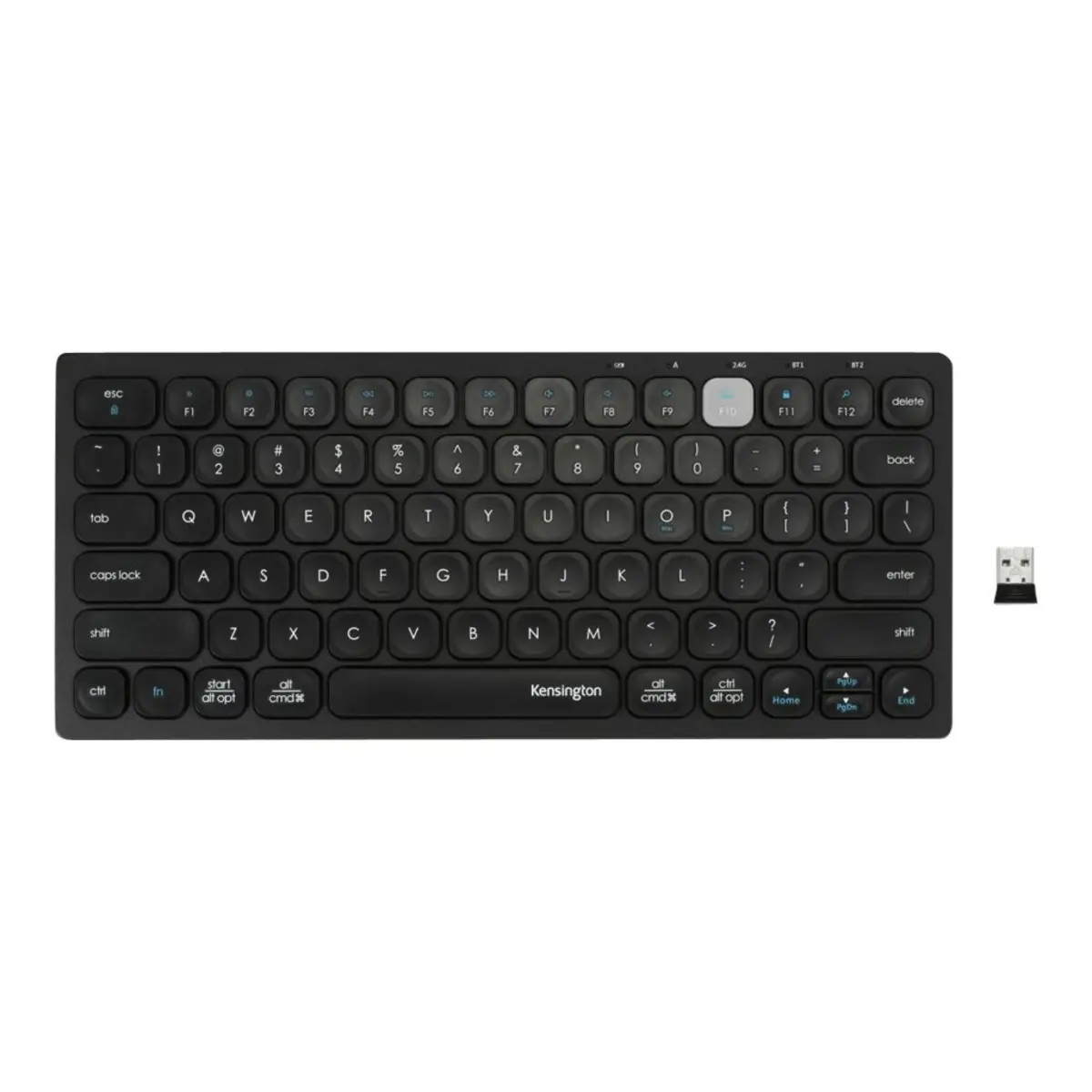 Tastatur kabellos Layout BEL Schwarz