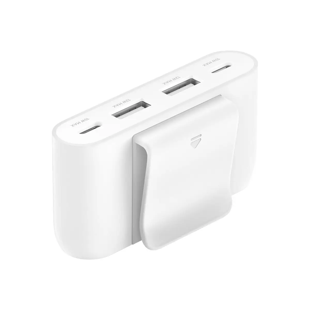 BoostCharge Ladesteifen USB Typ-C USB 3.2 Gen 1 (3.1 Gen 1) Type-A USB Typ-C Weiß Rundkabel 2 m 1 Stück