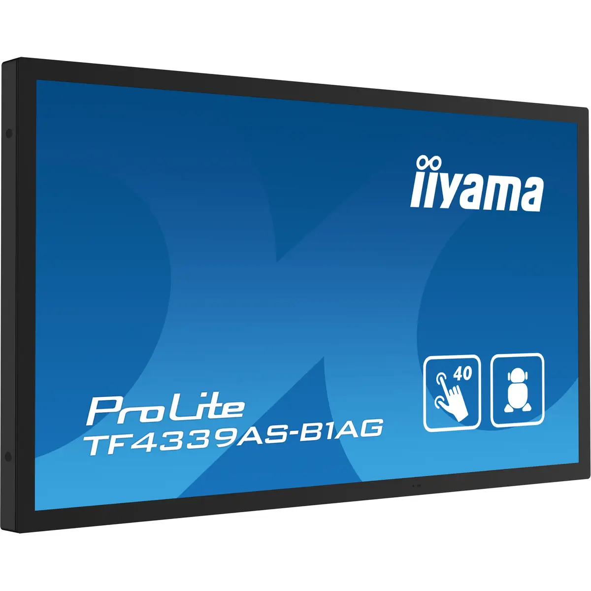 TF4339AS-B1AG Digital Signage 108cm 42,5" LED 3840x2160 Pixel 1200:1 500 cd/m² 16:9 8 ms 2,4K UHD Betriebszeiten (Stunden/Tage) 24/7 Android Schwarz