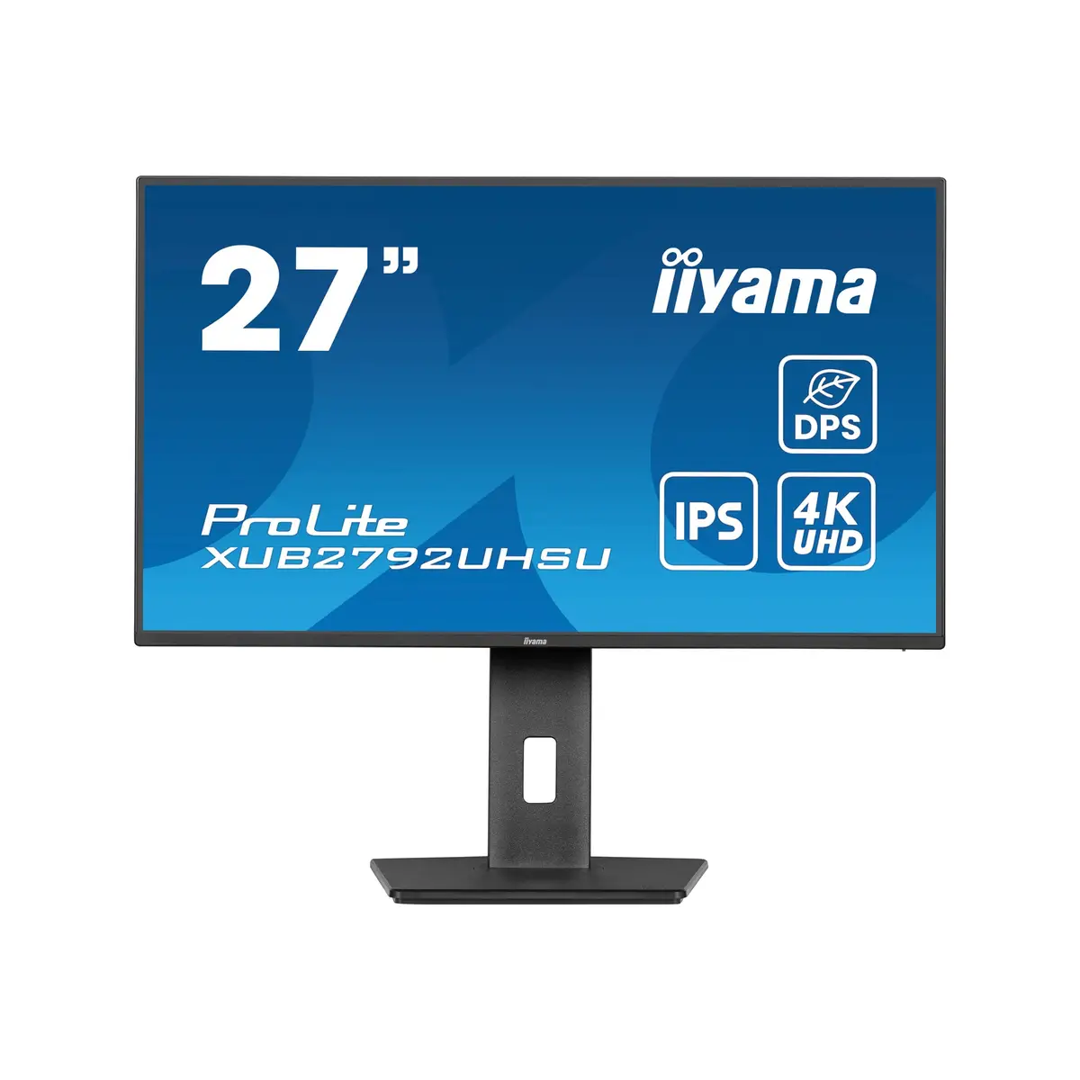 ProLite XUB2792UHSU-B6 27" 68,5cm 3840x2160 60Hz 16:9 350 cd/m² 1300:1 IPS HDMI x1 DisplayPort x1 USB x4 HDCP Headphone connector Speakers 2 x 2W Black