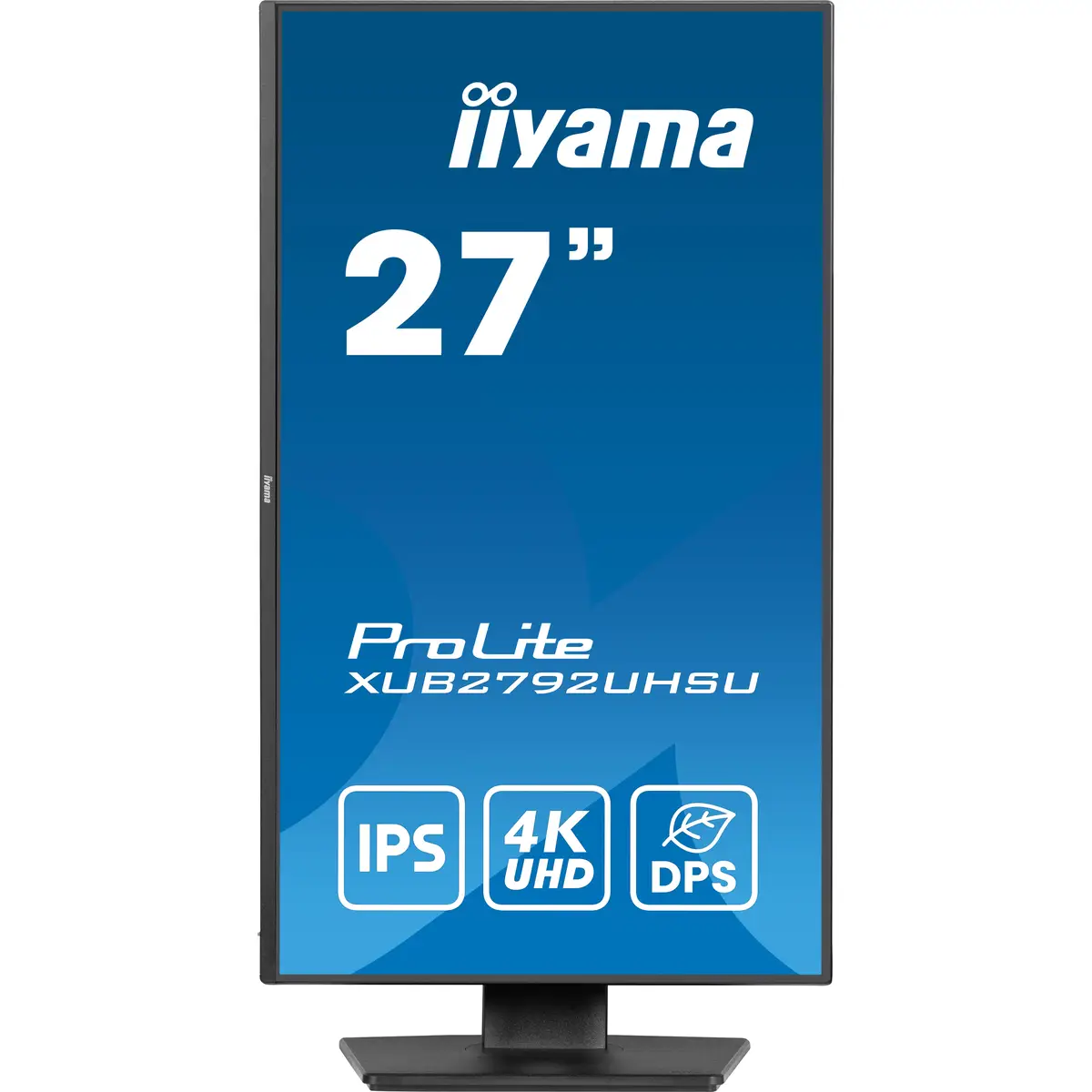 ProLite XUB2792UHSU-B6 27" 68,5cm 3840x2160 60Hz 16:9 350 cd/m² 1300:1 IPS HDMI x1 DisplayPort x1 USB x4 HDCP Headphone connector Speakers 2 x 2W Black