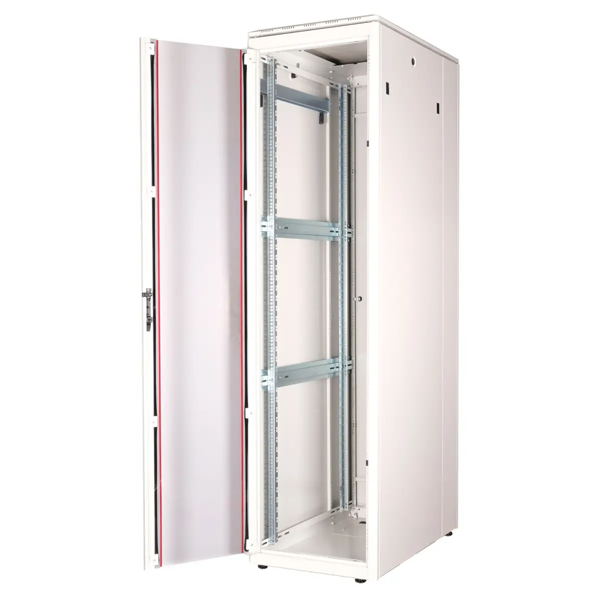 48,26cm (19") Netzwerkschrank Pro 47 HE 600x1000 BxT Glastur grau