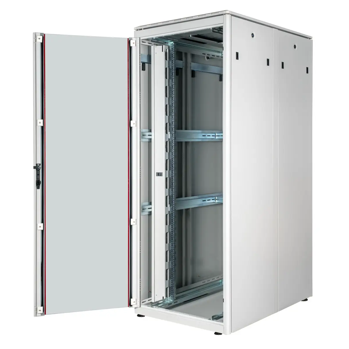 48,26cm (19") Netzwerkschrank Pro 42 HE 800x1200 BxT Glastur grau