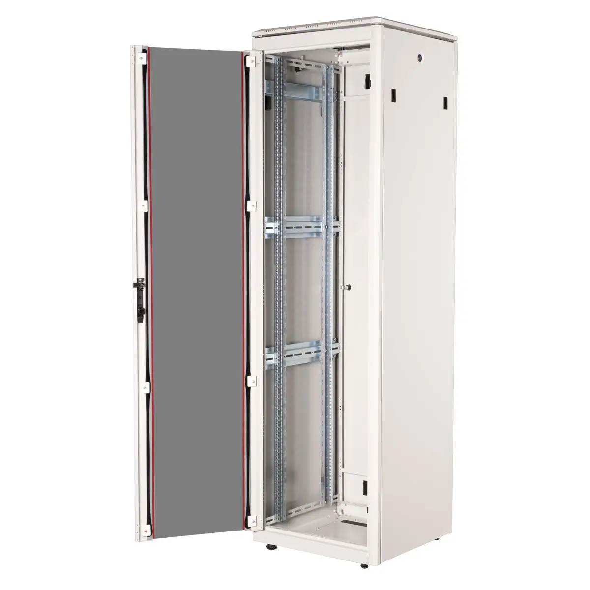 48,26cm (19") Netzwerkschrank Pro 42 HE 600x800 BxT Glastur grau