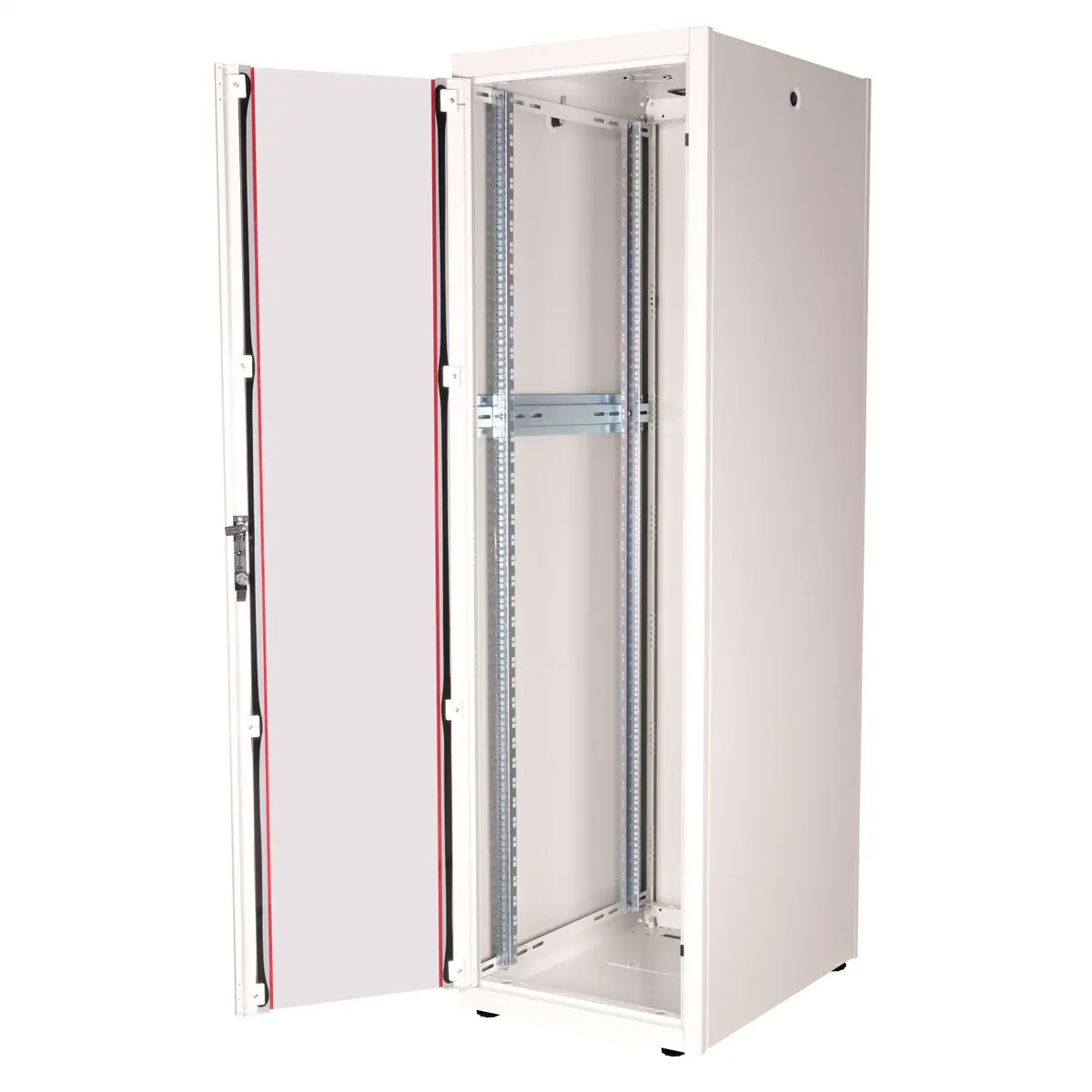48,26cm (19") Netzwerkschrank Basic 42 HE 600x800 BxT Glastur grau