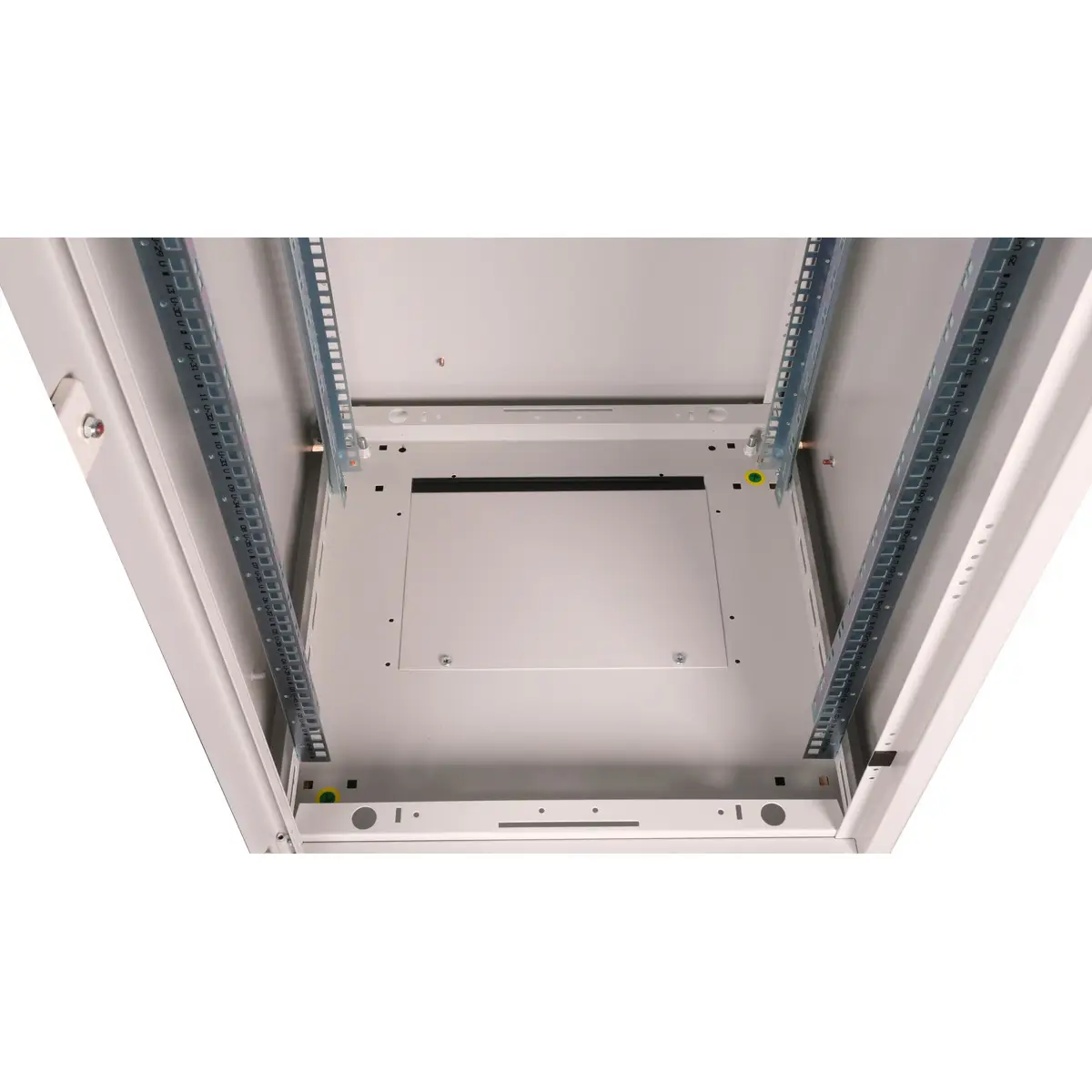 48,26cm (19") Netzwerkschrank Basic 42 HE 600x600 BxT Glastur grau