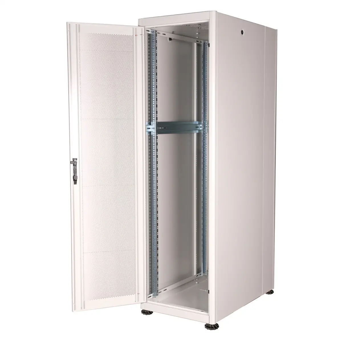 48,26cm (19") Serverschrank Basic 42 HE 600x1000 BxT perforiert grau