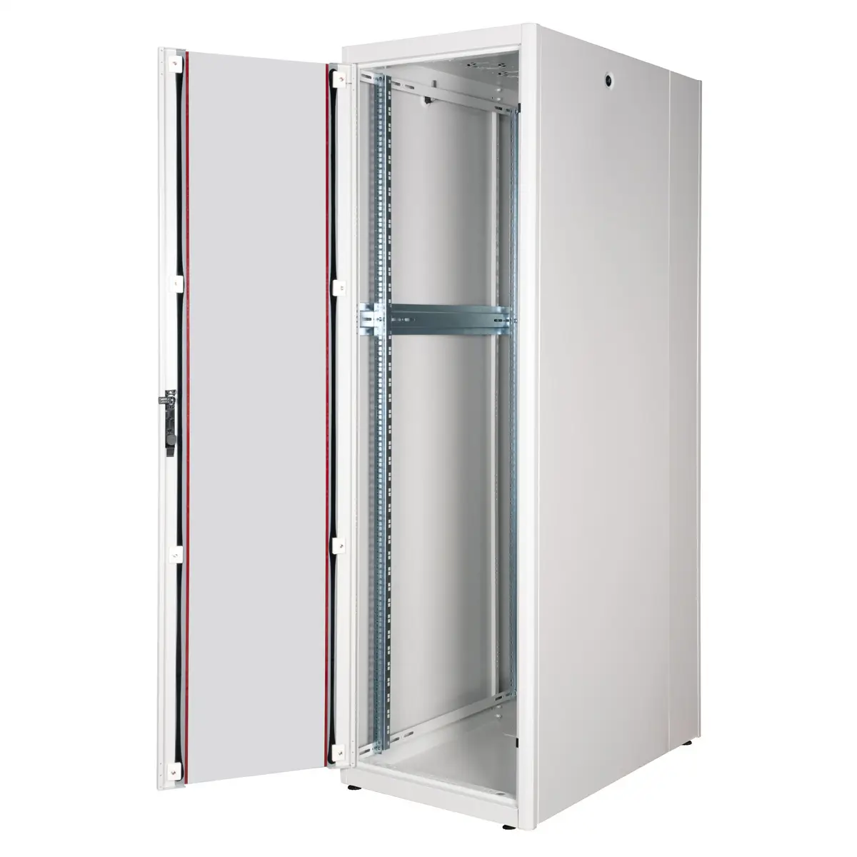 48,26cm (19") Netzwerkschrank Basic 42 HE 600x1000 BxT Glastur grau