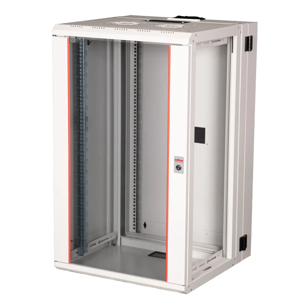 48,26cm (19") Wandgehäuse Pro 20 HE 600x600 BxT zweiteilig schwenkbar grau