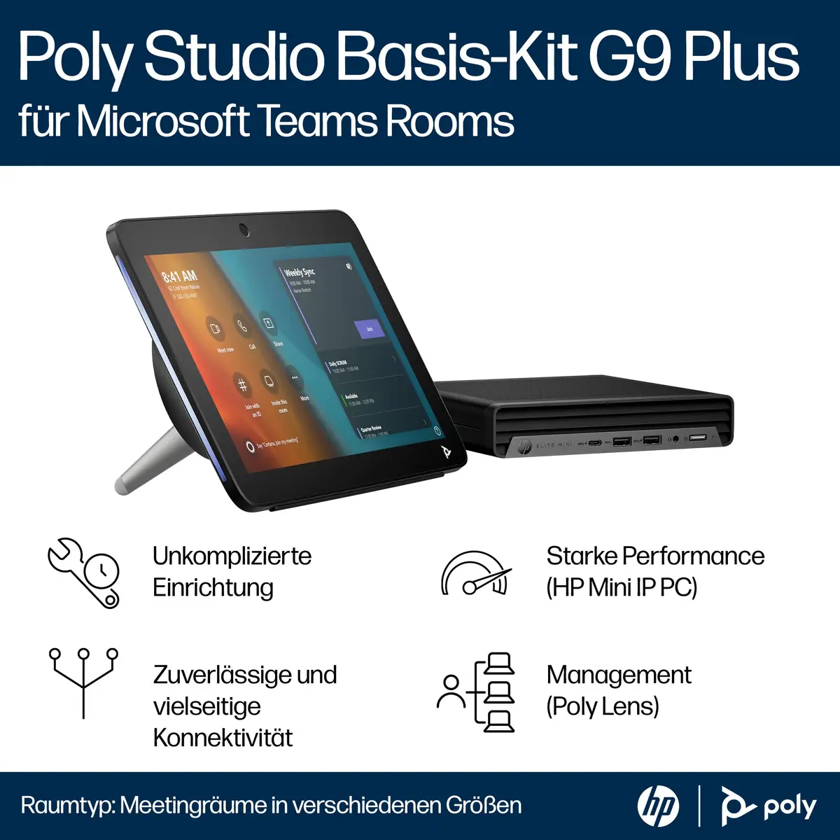 Poly Studio Base Kit G9 Plus inkl. TC10