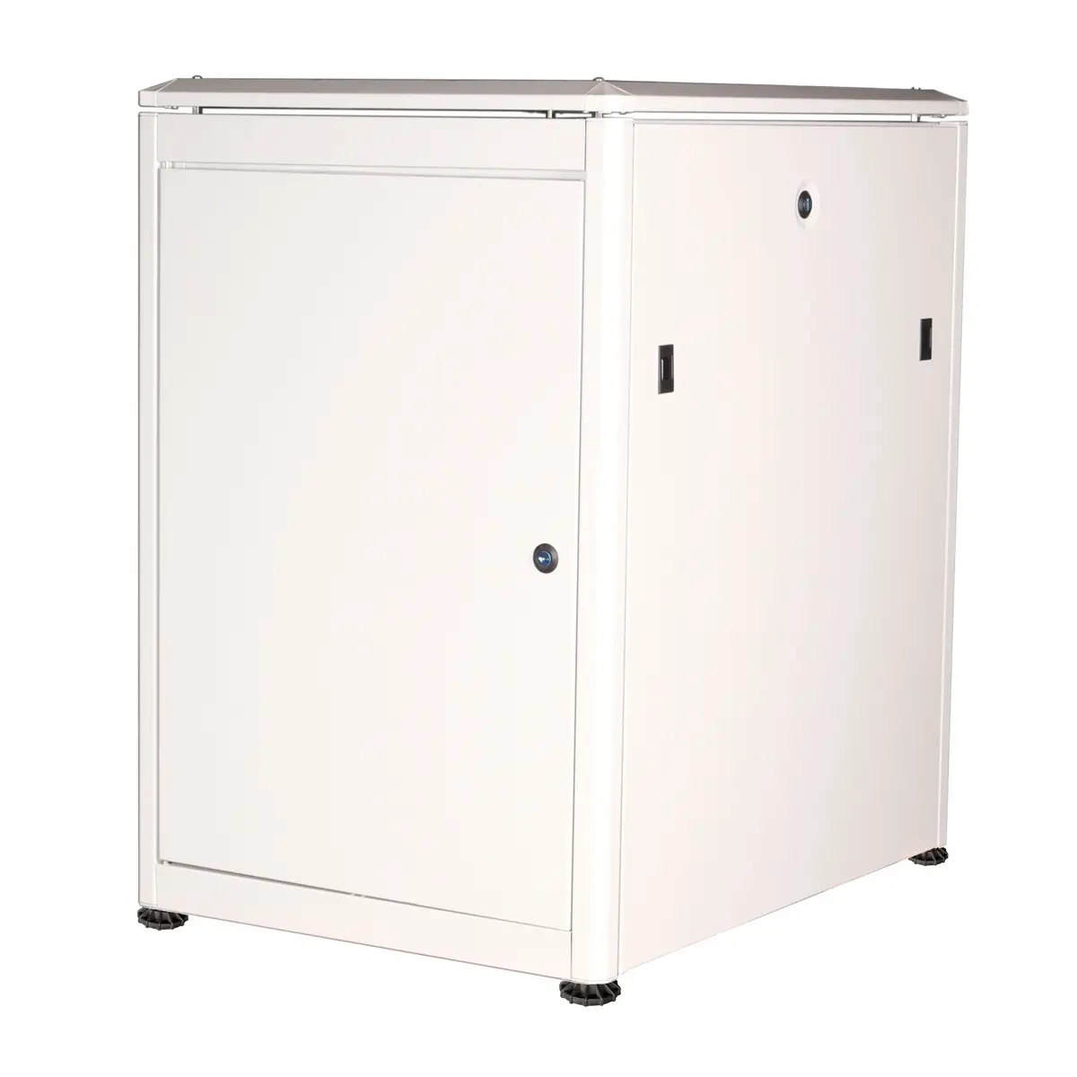 48,26cm (19") Netzwerkschrank Pro 16 HE 600x800 BxT Glastur grau