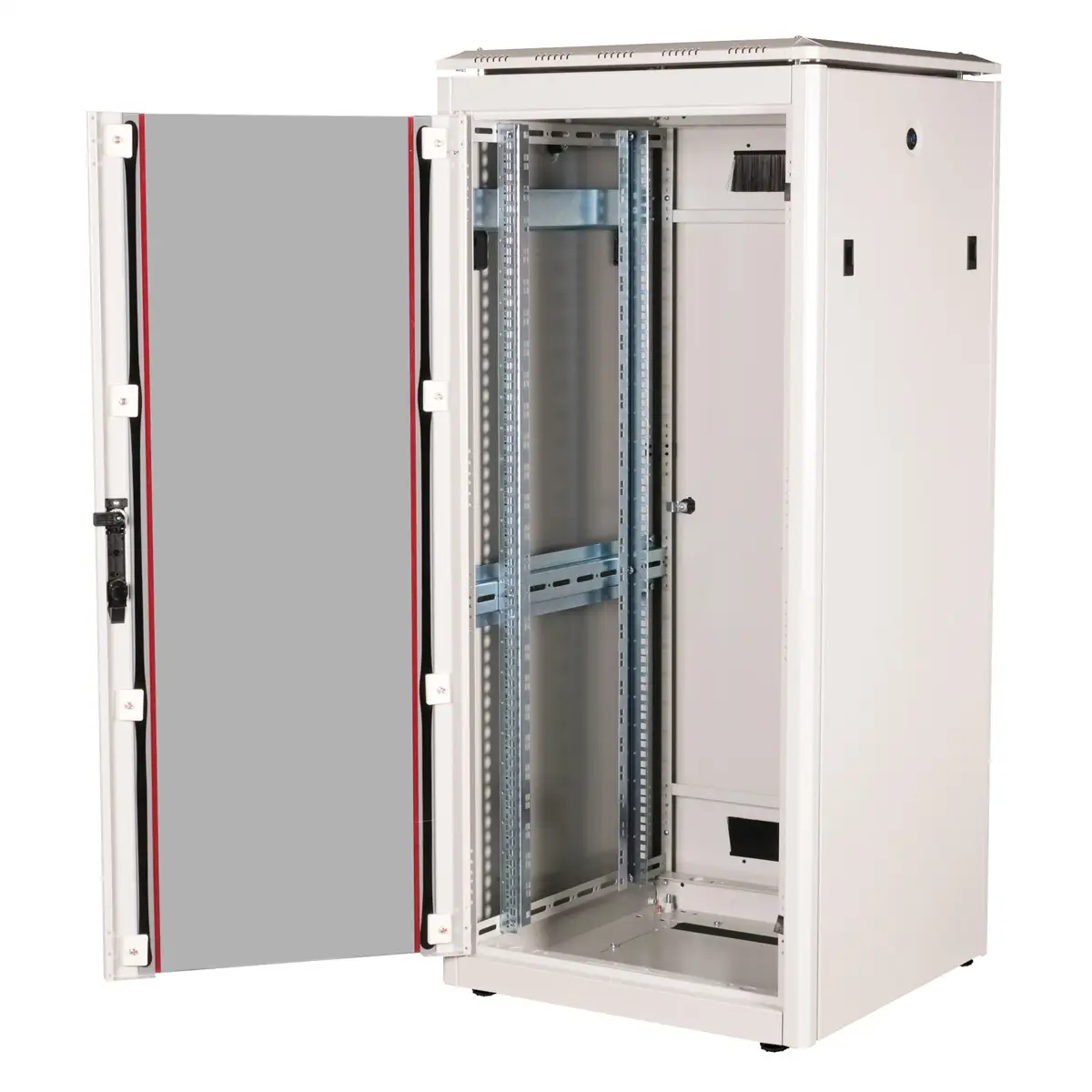 48,26cm (19") Netzwerkschrank Pro 26 HE 600x600 BxT Glastur grau