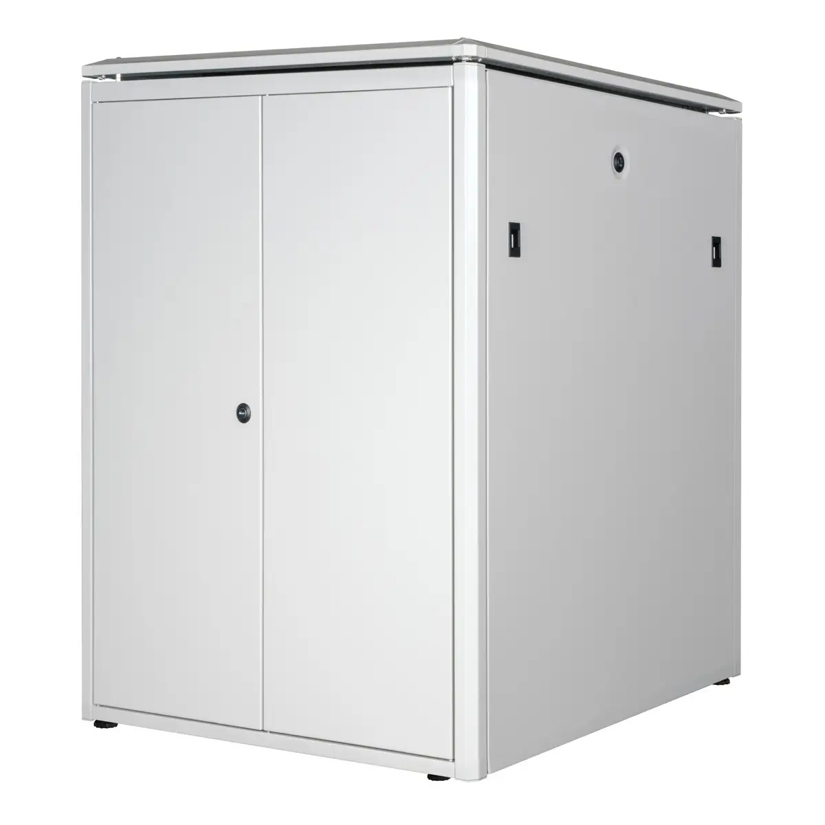 48,26cm (19") Netzwerkschrank Pro 22 HE 800x800 BxT Glastur grau