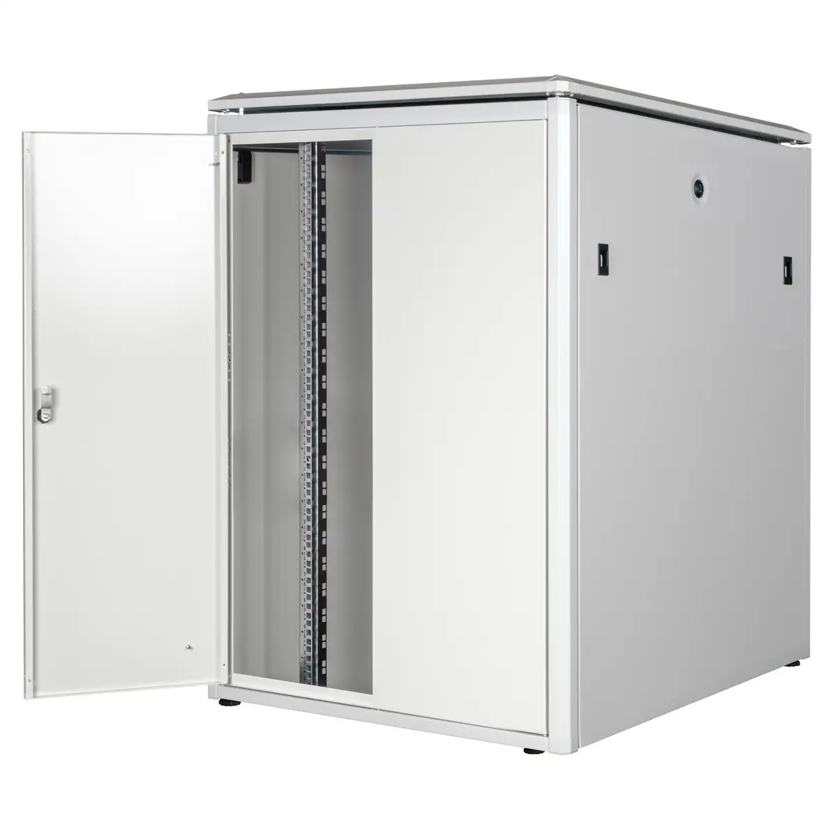 48,26cm (19") Netzwerkschrank Pro 22 HE 800x800 BxT Glastur grau