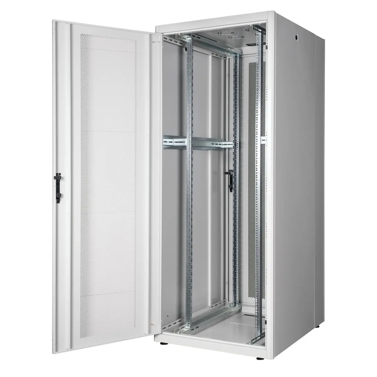 48,26cm (19") Serverschrank Basic 42 HE 800x1000 BxT perforiert grau