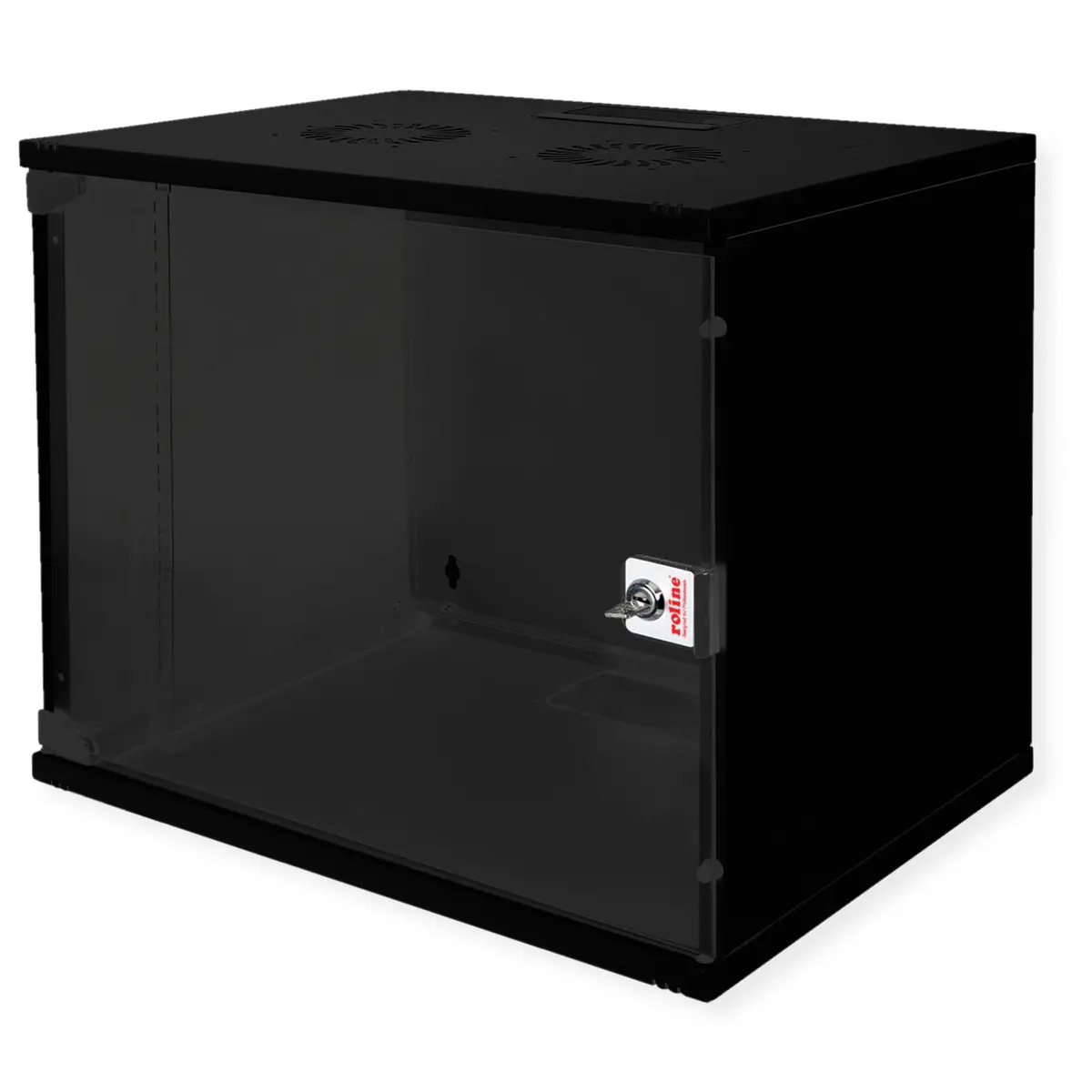 48,26cm (19") Wandgehäuse Basic 9 HE 540x400 BxT Bausatz schwarz
