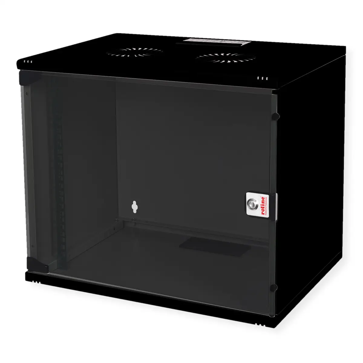 48,26cm (19") Wandgehäuse Basic 7 HE 540x400 BxT Bausatz schwarz