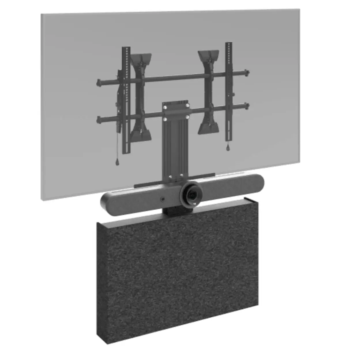 FCASTC Fusion Storage Cabinet mit akustik Filz-Frontabdeckung