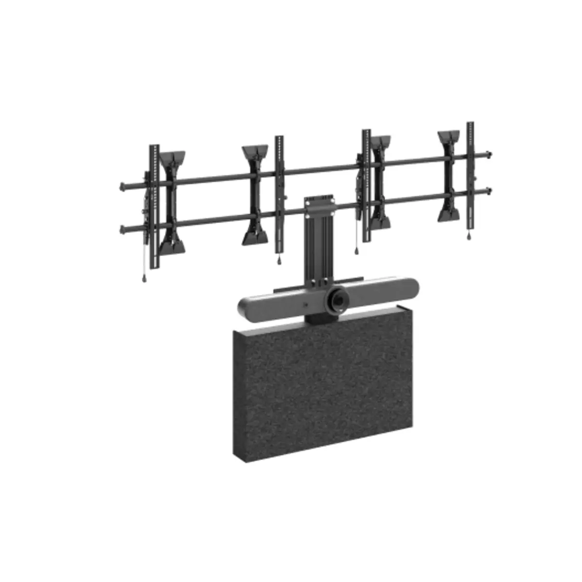 FCASTC Fusion Storage Cabinet mit akustik Filz-Frontabdeckung