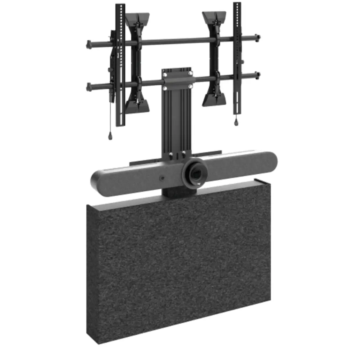 FCASTC Fusion Storage Cabinet mit akustik Filz-Frontabdeckung