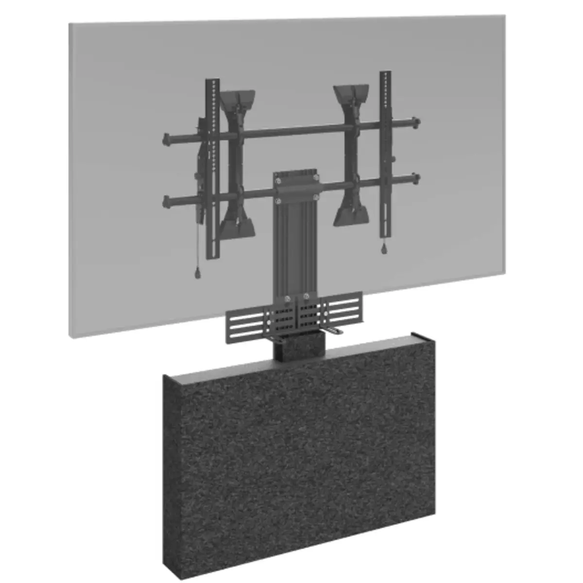 FCASTC Fusion Storage Cabinet mit akustik Filz-Frontabdeckung