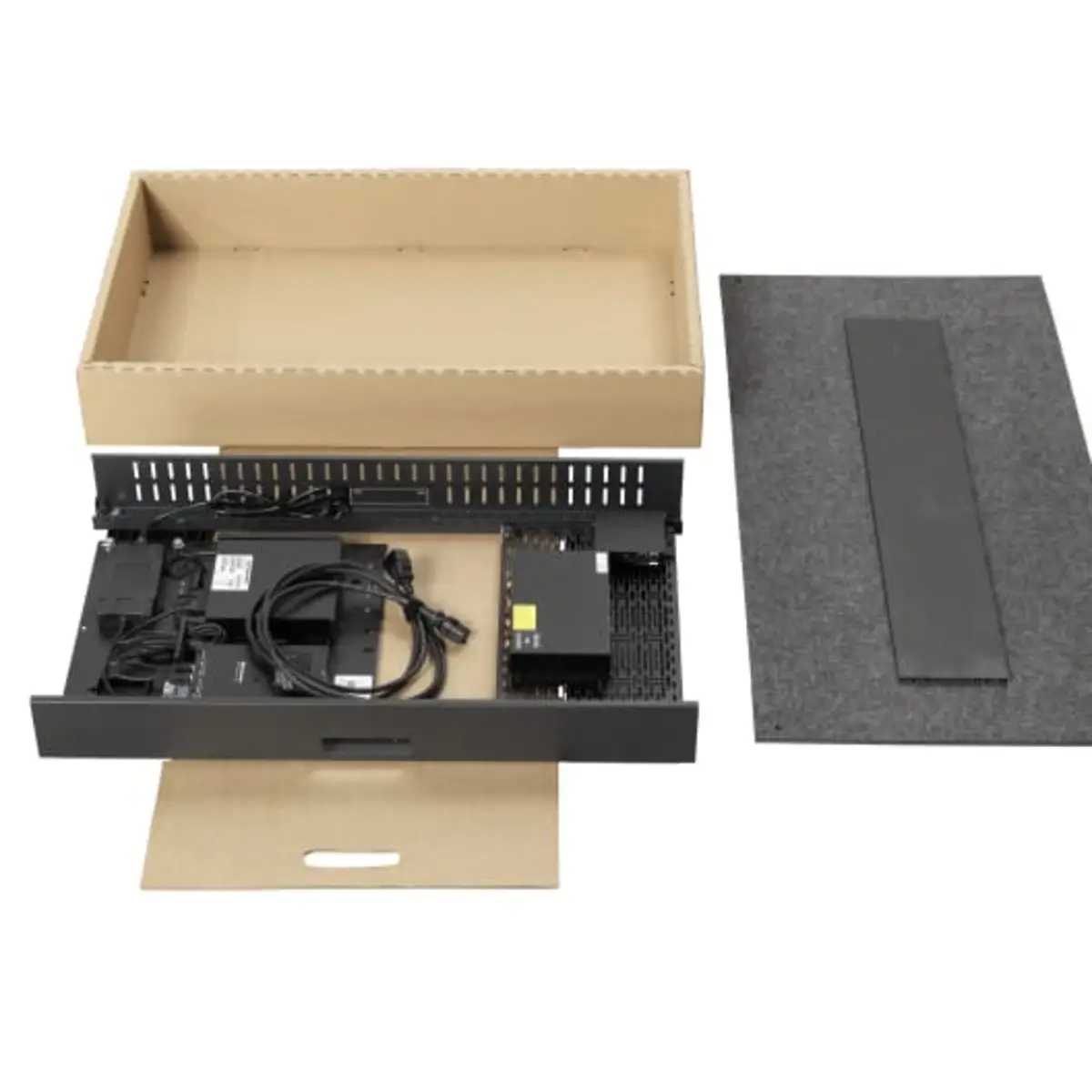 FCASTC Fusion Storage Cabinet mit akustik Filz-Frontabdeckung