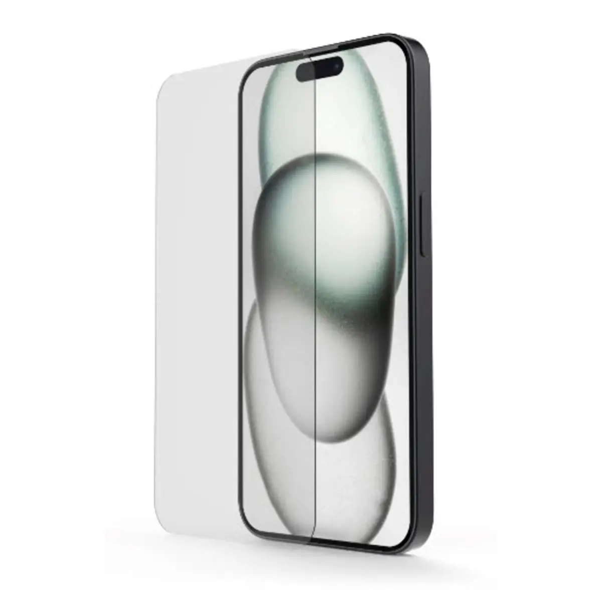 Handy-Schutzglas Clear Protect für Apple iPhone 15, Montagehilfe