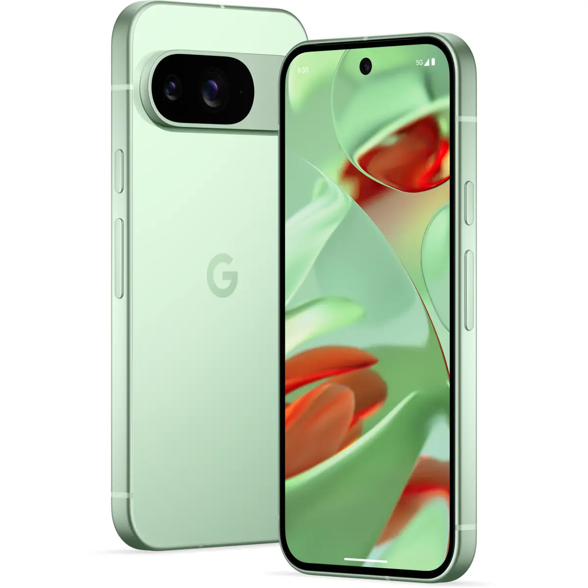 Pixel 9 Smartphone Dual SIM 5G 256 GB 16cm (6,3") 1080 x 2424 Pixel Kamera 50MP/48MP Frontkamera 10,5MP Google Tensor G4 Wintergreen