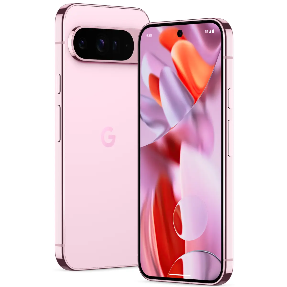 Pixel 9 Pro XL Smartphone Dual SIM 5G 256 GB 17,3cm (6,8") 1344 x 2992 Pixel Kamera 50MP/48MP/48MP Frontkamera 42MP Google Tensor G4 Rose Quartz