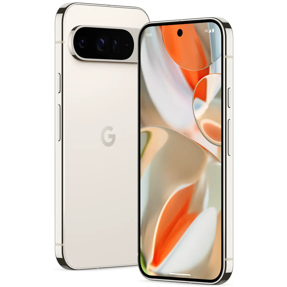 Pixel 9 Pro XL Smartphone Dual SIM 5G 256 GB 17,3cm (6,8") 1344 x 2992 Pixel Kamera 50MP/48MP/48MP Frontkamera 42MP Google Tensor G4 Porcelain