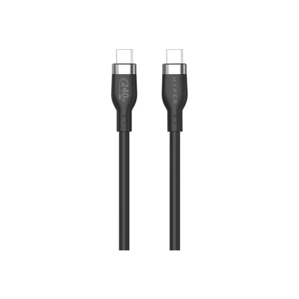 HyperJuice USB-Kabel 24 pin USB-C (M) zu 24 pin USB-C (M) 2 m Schwarz