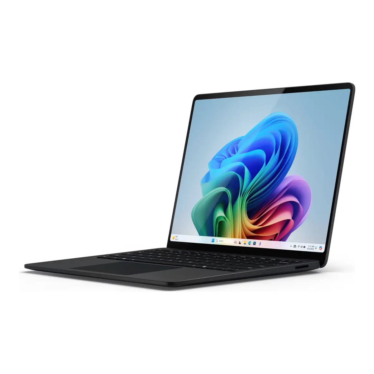 Surface Laptop Copilot+ PC for Business 7th Edition Snapdragon X Elite X1E-80-100 Win 11 Pro Qualcomm Adreno 16 GB 512 GB SSD 35,1cm (13,8") Touchscreen 2304x1536 120 Hz Wi-Fi 7 Bluetooth Schwarz kbd: