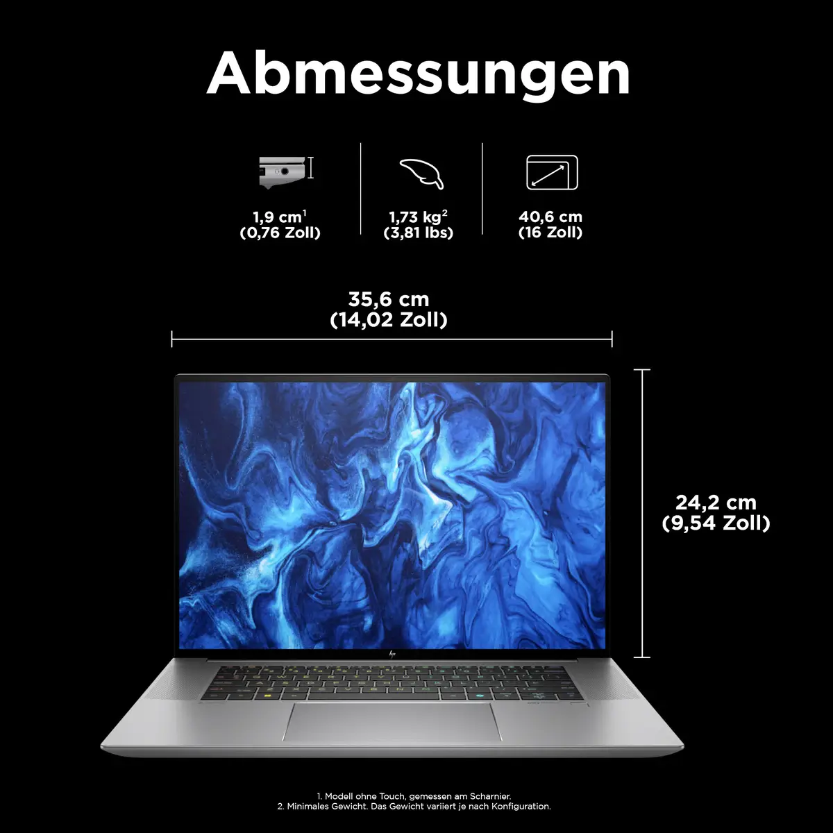 ZBook Studio G11 Mobile Workstation i9-185H 32GB 1000GB 40,64cm LTE W11P