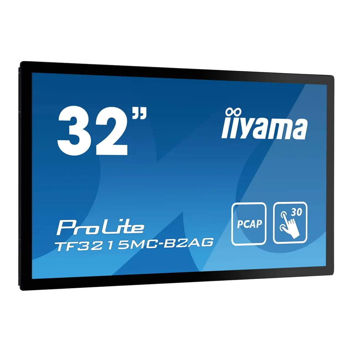 ProLite TF3215MC-B2AG computer monitor 80 cm 31,5" 1920x1080 pixels FHD LED Touchscreen VA, 500 cd/m², 8 ms, 16:9, Touch technology projective capacitive, VGA, HDMI, DP, Black