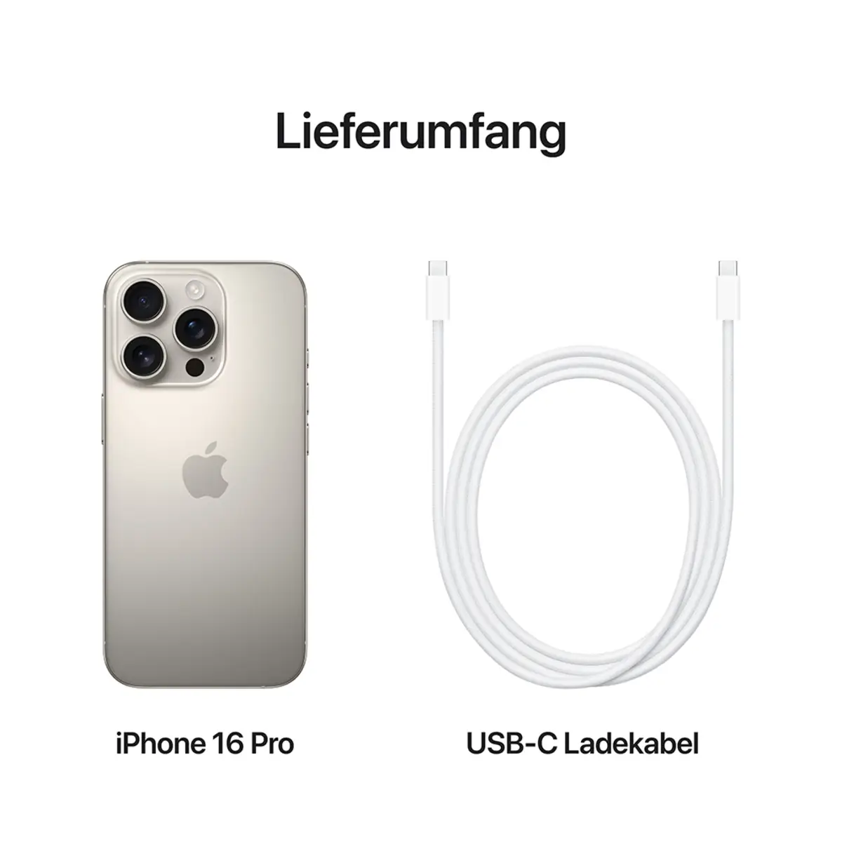 iPhone 16 Pro 128GB Titan Natur