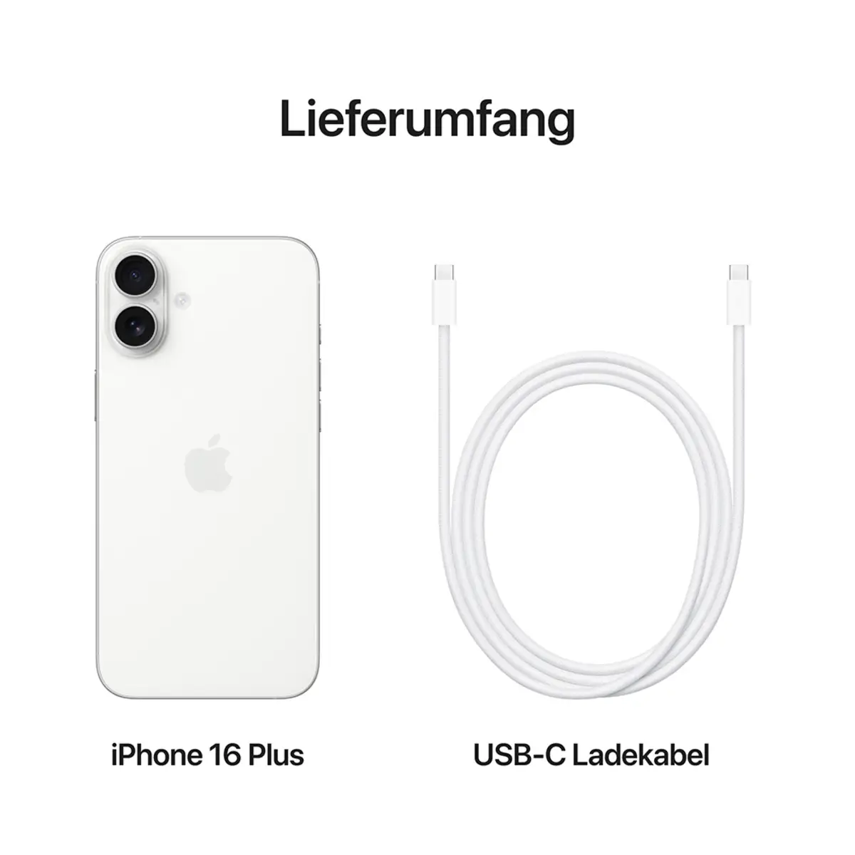 iPhone 16 Plus 512GB Weiss