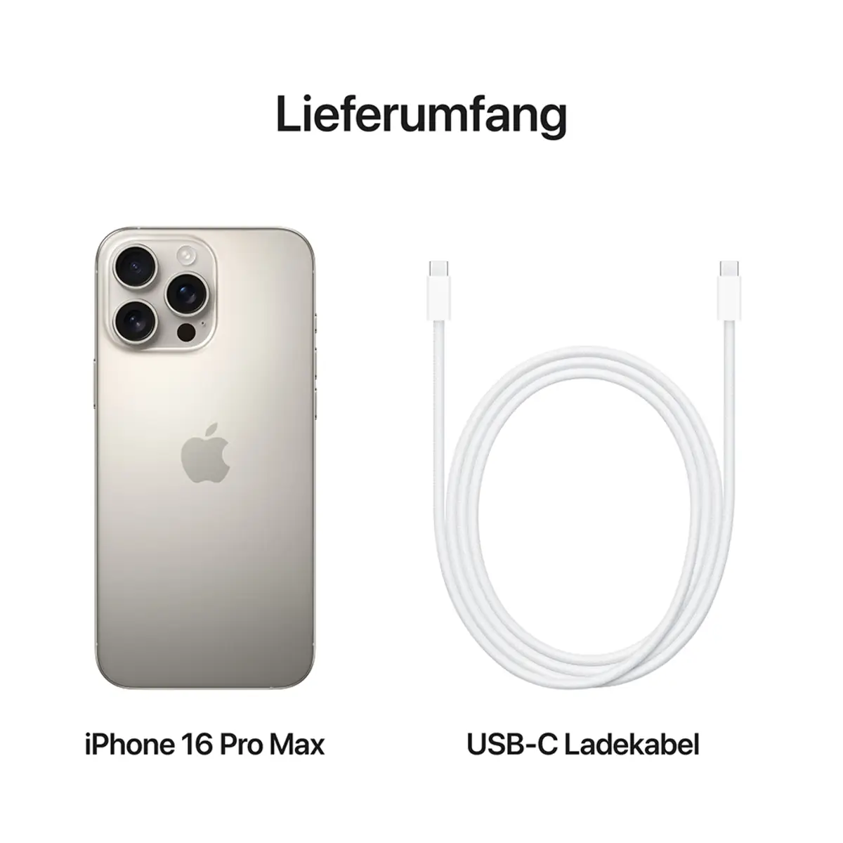 iPhone 16 Pro Max 512GB Titan Natur